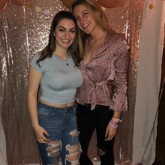 Chelsea 28 Silky Wrap Top - Picture 5 of 5